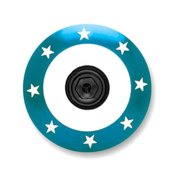 KustomCaps Headset Cap Star Roundel (Light Blue)