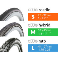 CLUG Hybrid M Wandhalterung für Trekkingbike / Cyclocross / Gravelbike