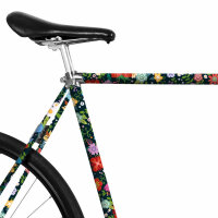 MOOXIBIKE Bike Wrapping Floral Pattern (Black)