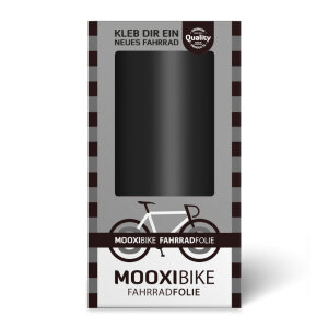 MOOXIBIKE Fahrradfolie Schwarz Matt