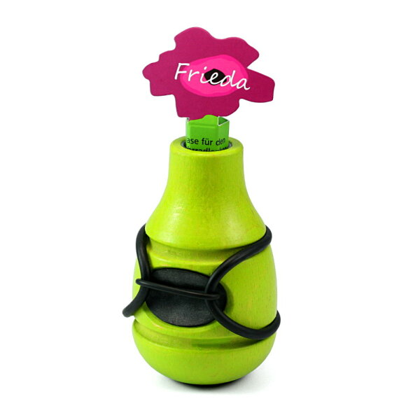 Holz Fahrrad Fahrradvase // Lenkervase /"Frieda/" Vase