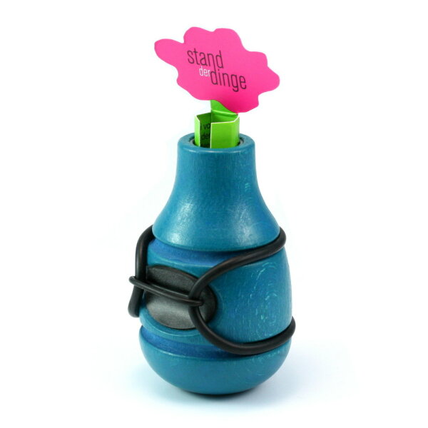 Bicycle Vase / Handlebar Vase "Frieda" (turquoise)