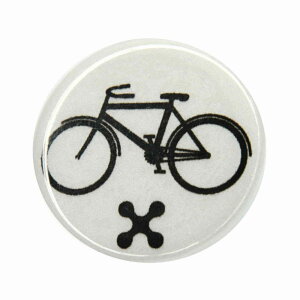 Rydesafe Reflective Button / Pin / Badge "Bike"...