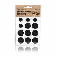 BOOKMAN Sticky Reflectors Dots black (12 pcs.)