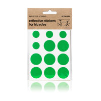 BOOKMAN Sticky Reflectors Dots green (12 pcs.)