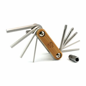 BLB Bamboo Multitool - Mini Multifunktionswerkzeug mit...