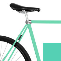 MOOXIBIKE Fahrradfolie Mint Matt