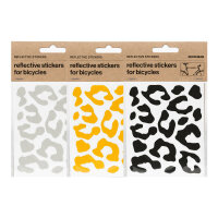 Luxshield Reflectors Sticker Set Silver – Leopard – For Bicycle