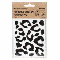 BOOKMAN Sticky Leopard Reflectors - Reflektierende Aufkleber (Schwarz)