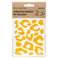 BOOKMAN Sticky Leopard Reflectors - Reflektierende Aufkleber (Gelb)