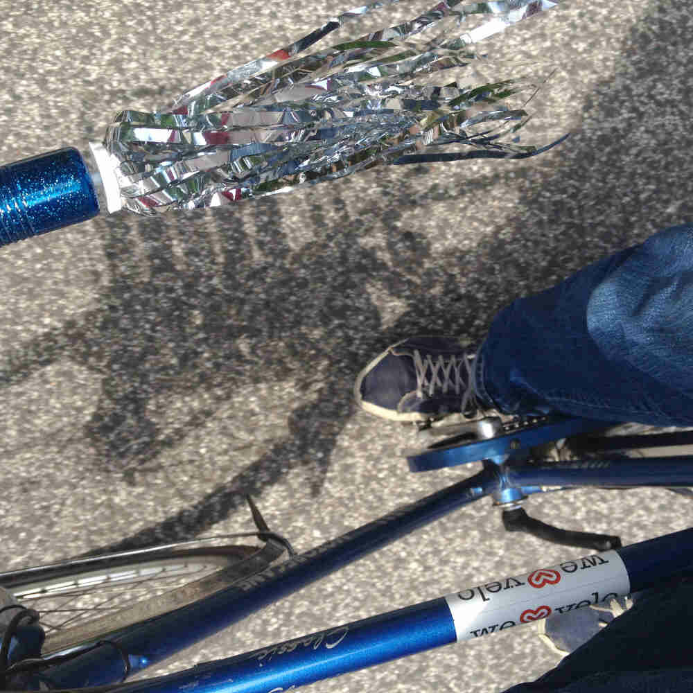 Bike Streamer "silver / chrome", 5,90