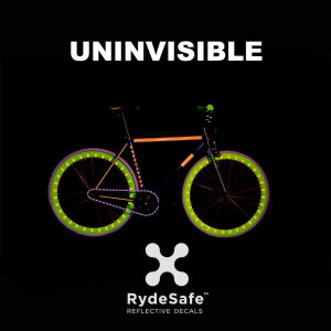 RydeSafe Reflective Bike Decals Chain Wrap Kits