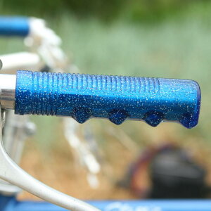 Retro Glitter Grips (12 cm) blue