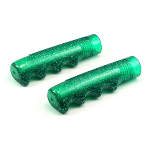 Retro Glitter Grips (12 cm) green