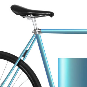 MOOXIBIKE Fahrradfolie Pearl Light Blue (Cham&auml;leon Gr&uuml;n-Blau, Matt Metallic)