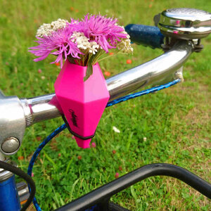 Bicycle Vase &quot;Lom&quot; for horizontal mounting