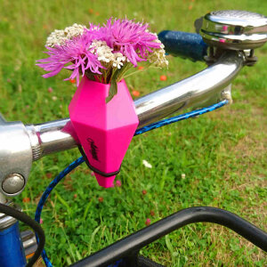 Anhängsel Fahrradvase "Lom" - Mini-Vase für den Lenker