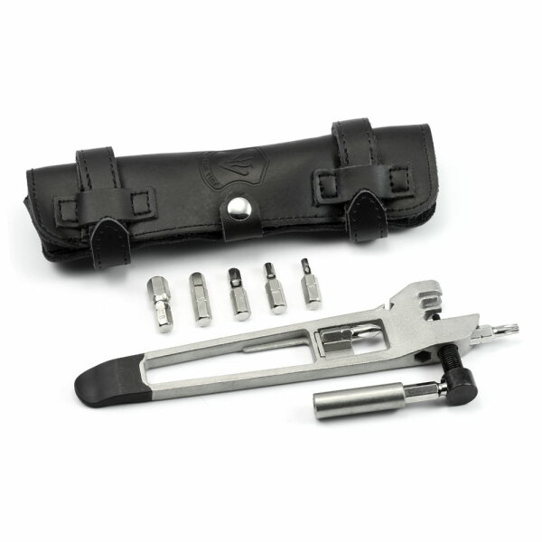 FULL WINDSOR "The Breaker" Cycle Multi Tool incl. Leather Pouch (black)