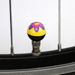 Trik Topz Valve Caps "Flower Purple" (2 pcs.)