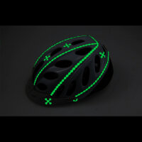 RydeSafe Reflective Bike Decals Flowers Kit (Green)