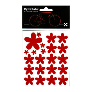 RydeSafe Reflective Bike Decals Flowers Kit -...