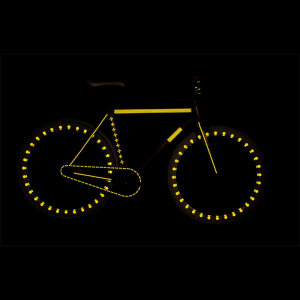 RydeSafe Reflective Bike Decals Flowers Kit -...