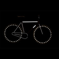 RydeSafe Reflective Bike Decals Flowers Kit - Reflektierende Blumen Sticker (Schwarz)