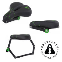 SeatyLock Comfort - Komfort-Sattel mit integriertem Faltschloss