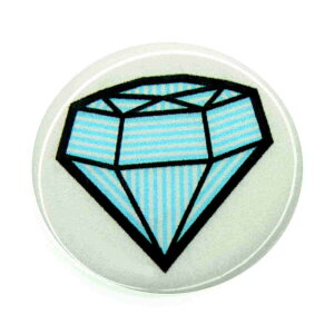 RydeSafe - Reflektierender Button "Diamant" (1...