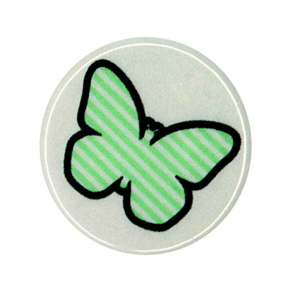 RydeSafe - Reflektierender Button "Schmetterling" (1 Stk.)