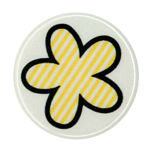 RydeSafe - Reflektierender Button &quot;Blume&quot; (1 Stk.)