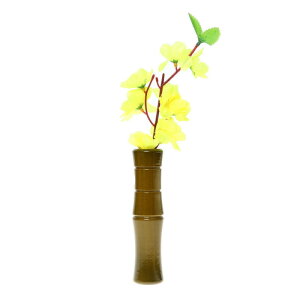 Cherry Wood Handlebar Vase (green)