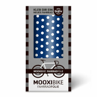 MOOXIBIKE Fahrradfolie Polka Dots (Blau)