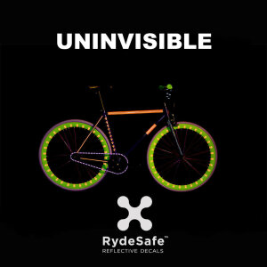 RydeSafe Reflective Bike Decals Modular Kits LARGE (34 pcs.)