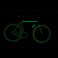 RydeSafe Reflective Bike Decals Modular SMALL (Grün)