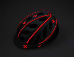 RydeSafe Reflective Bike Decals Modular SMALL (Rot)