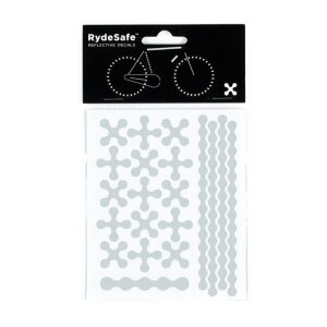 RydeSafe Reflective Bike Decals Modular SMALL (Silver /...