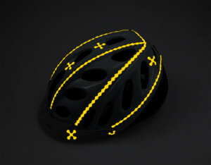 RydeSafe Reflective Bike Decals Modular LARGE (Yellow)