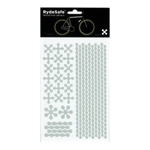 RydeSafe Reflective Bike Decals Modular LARGE (Silver /...