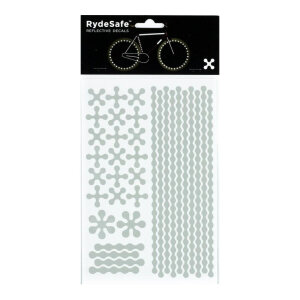 RydeSafe Reflective Bike Decals Modular LARGE (Silber /...