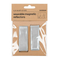 BOOKMAN Magnetic Clip-On Reflectors (white, 2 pcs.)