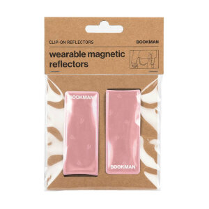 BOOKMAN Clip-on Reflectors -Tragbare Reflektoren (Rosa)