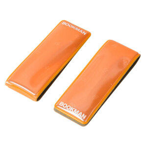 BOOKMAN Magnetic Clip-On Reflectors (orange, 2 pcs.)