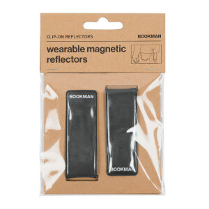 BOOKMAN Clip-on Reflectors - Tragbare Reflektoren (Schwarz)