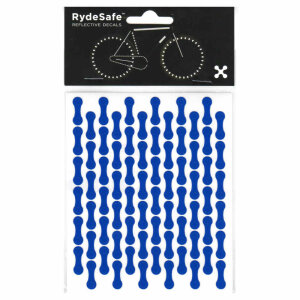 RydeSafe Chain Wrap Kit (blau) - Reflektierende Aufkleber...