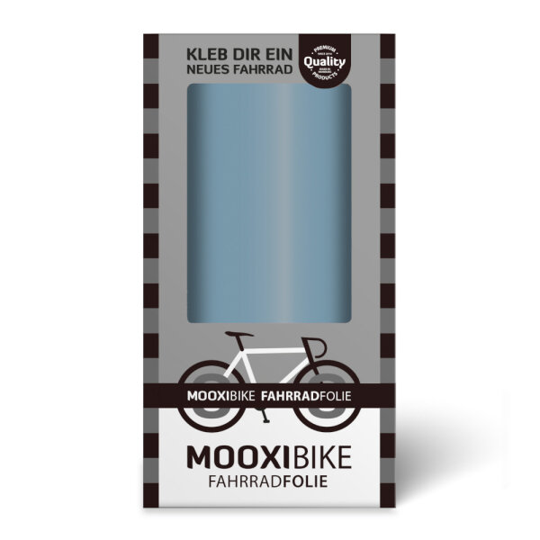 MOOXIBIKE Fahrradfolie Nordisch-Blau Glänzend