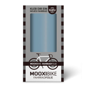 MOOXIBIKE Fahrradfolie Pastell Blau Glänzend