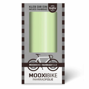 MOOXIBIKE Fahrradfolie Pastell Pistazie Glänzend
