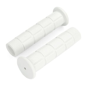 Soft Grips - Rubber Handlebar Grips with Flange (white)