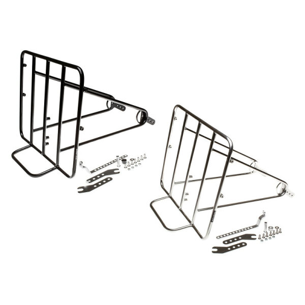 BLB Frontier Rack - Urbaner Edelstahl Frontträger (silber / schwarz)